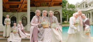 HIJABCHIC DAN THATAL JUNDIAH BERKOLABORASI UNTUK KOLEKSI â€˜FIOREâ€™