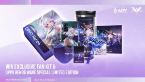 OPPO Reno6 WaVe Special Limited Edition Smartphoe Gaming Edisi Special Untuk Fans OPPO Dan AOV di Indonesia