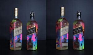 Lelang Dua Botol Johnnie WalkerÂ® Glow in the Dark Langka yang Dilukis Tangan oleh Hardthirteen Kumpulkan Dana Hingga 40 Juta Rupiah