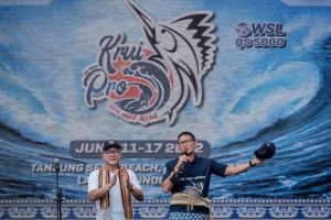 Kejuaraan Selancar Dunia World Surf League (WSL) Krui Pro 2022 merupakan upaya membangkitkan ekonomi dan membuka peluang kerja melalui sektor pariwisata dan ekonomi kreatif.