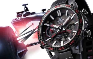 Casio Luncurkan EDIFICE dengan Desain Rangka yang Menampilkan Motif Suspensi Mobil Balap