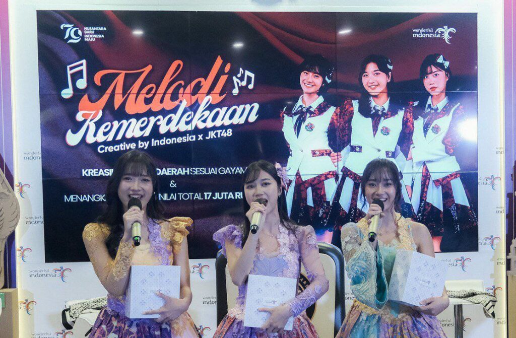 Kemenparekraf Gandeng JKT48 Sukseskan “Melodi Kemerdekaan 2024”