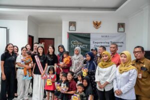 MORA Impact bersama Claire Sugianto Peduli Balita Stunting dan Lingkungan Sehat