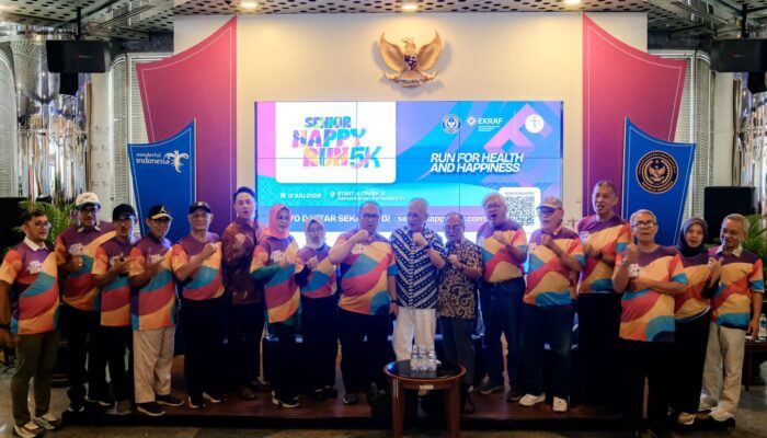 “Senior Happy Run 5K 2026” Dorong Sport Tourism dan Gaya Hidup Sehat Lansia